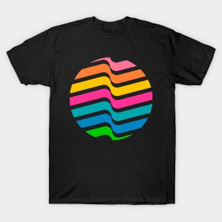 Colored Waves T-Shirt